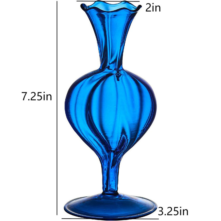 Rosdorf Park Gerrianne Glass Table Vase Wayfair Canada